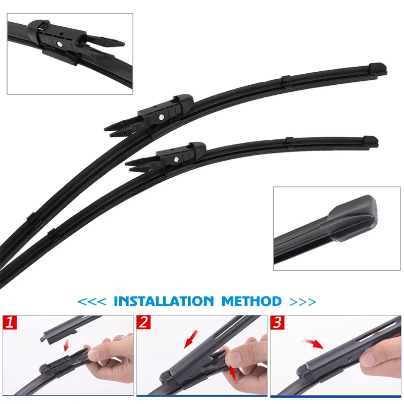Blade Car For Wiper Holden Commodore VE 26"+15" 2006-2013 Auto Windscreen Windshield Wipers Blades Window Wash Fit Pinch Tab Arm smile 26&qu