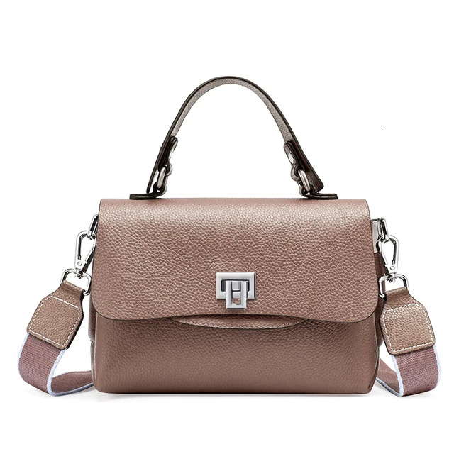 Genuine Leather Top-Handle For Women Stylish Envelope Bags Shoulder Handbag Female Small Crossbody Commuter Bag Zipper Style Check BagVoyage