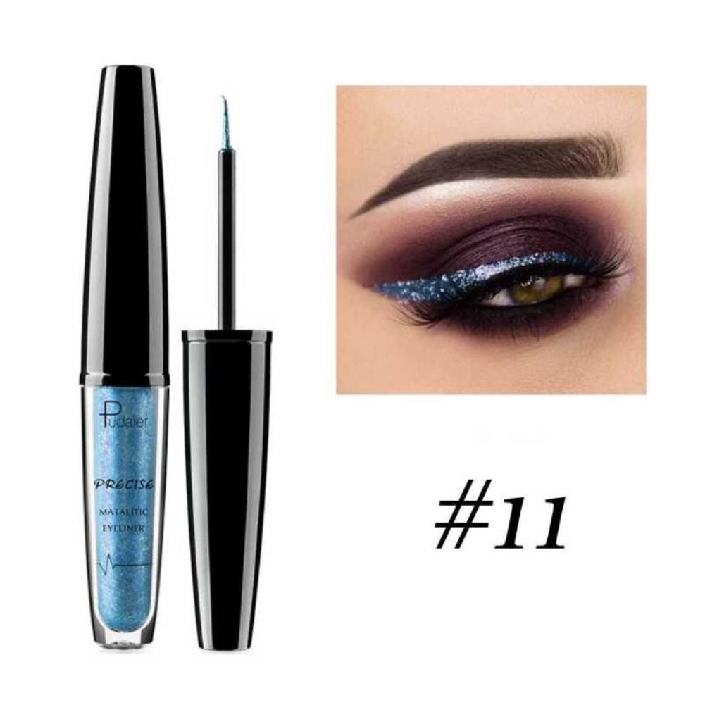 f Shimmer Waterproof Glitter Liquid Eyeliner Metallic Color Pearlescent Eye Liner Penci Long lasting Eyes Makeup Comestic s