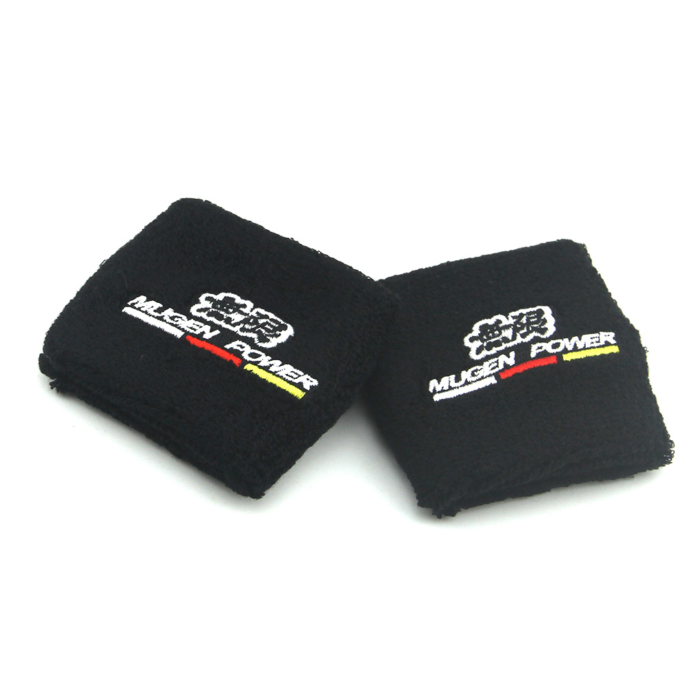 New MUGEN JDM Style Reservoir Brake Clutch Oil Tank Cap Socks Universal for all Cars Black Blue Red