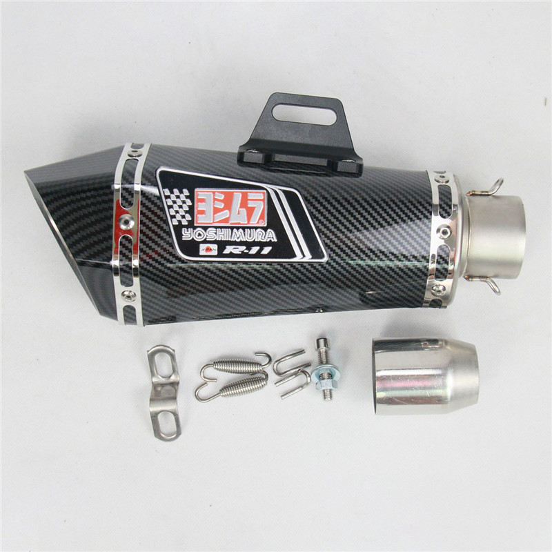 Universal 36-51mm motorcycle exhaust with Db killer stickers muffler for Z900 GSXR1000 SV650 R6 R3 ZX6R ZX10 K7 MT07
