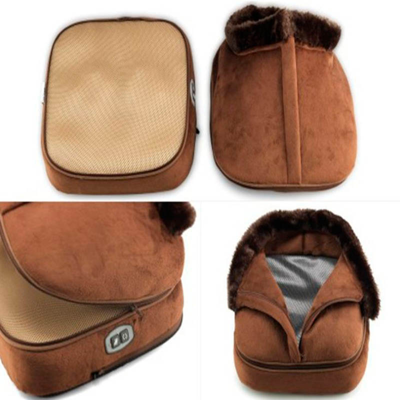 US EU Electric Heated Foot care Warmer Heater V Unisex Feet Massager Big Slipper Heat Warm Massage Shoes