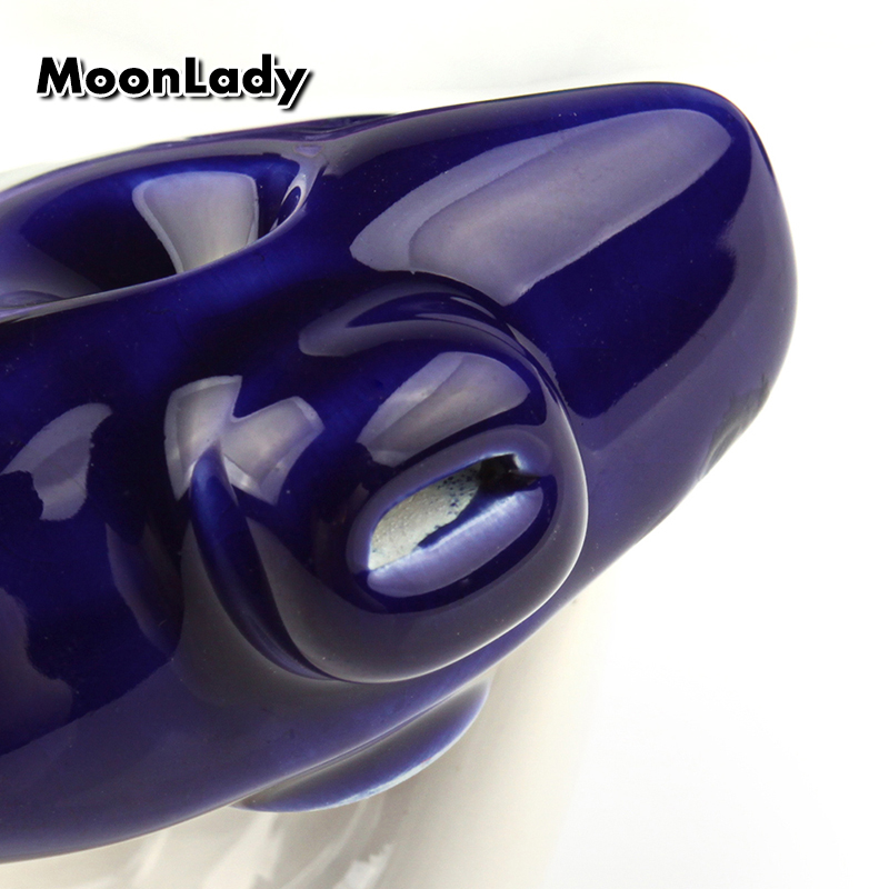 4 Colors Ocarina 6 Hole Small Christmas Tree Ocarina Alto C Tone Beginner Ocarina Tourist Souvenir Teaching Toys Ceramic Pendant