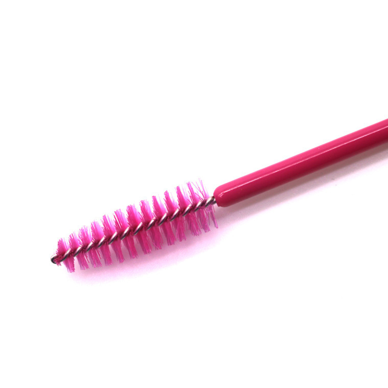 Brush Synthetic Make Up pcs lot Fiber Disposable Eyelash Mascara Applicator Pink and Rose Red Black