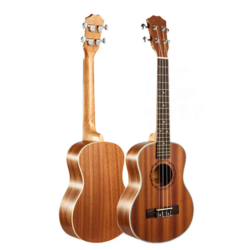 23" Ukulele Mini Hawaiian Guitar Rosewood Fretboard 4 strings Mahogany Electric Ukulele with Pickup EQ Uke