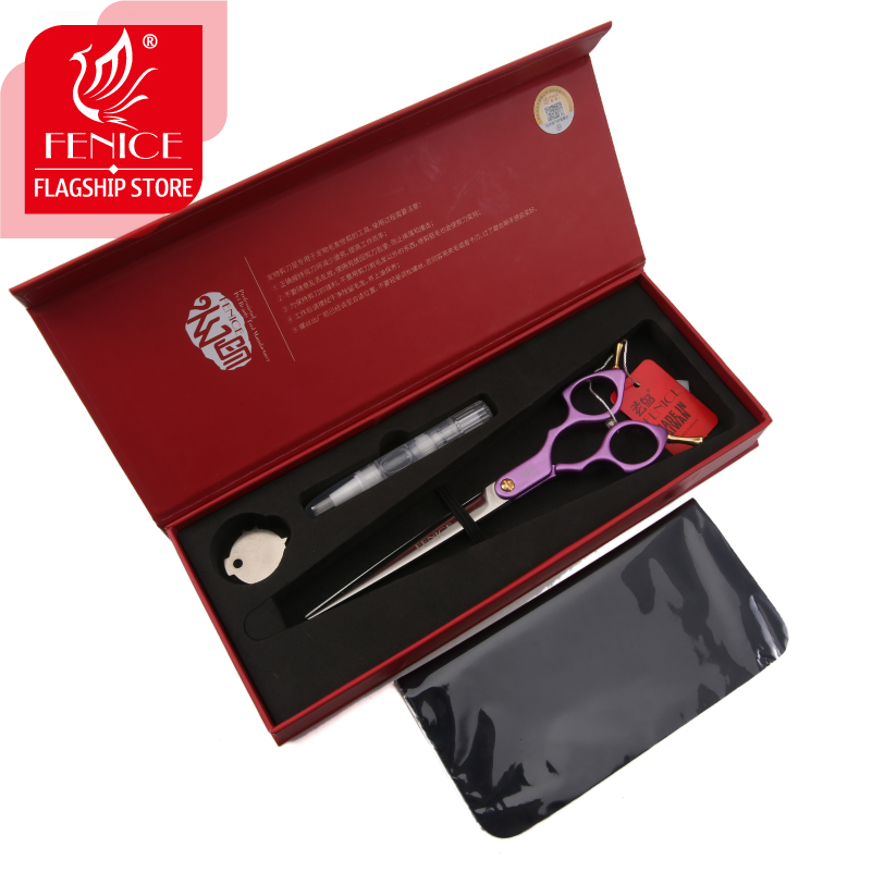 Fenice VG10 Colorful 6.5/7.0 Inch Pet Cutting Scissors for Dog/Cats Grooming Straight Cutter