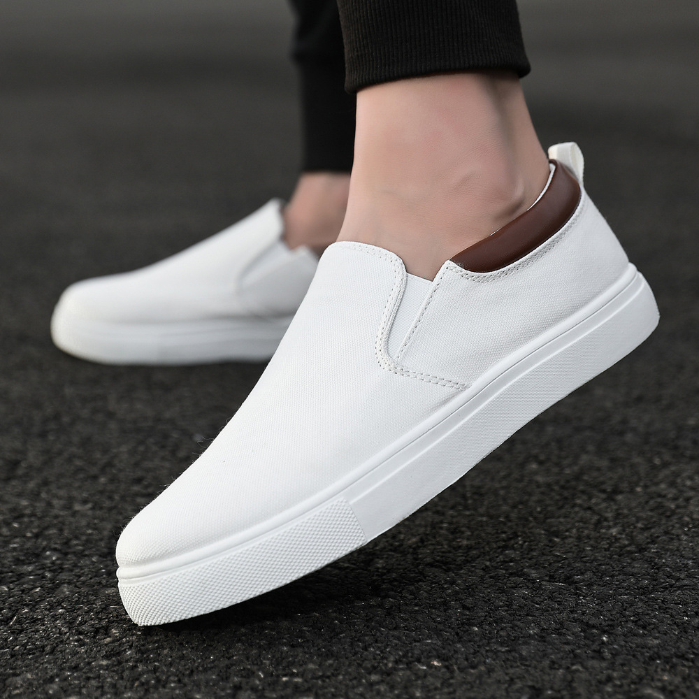 2021 New Slip-on Canvas Shoes for Men Comfortable Casual Shoes Size 47 Loafers Mens Brand Fashion Sneakers Zapatos De Hombre