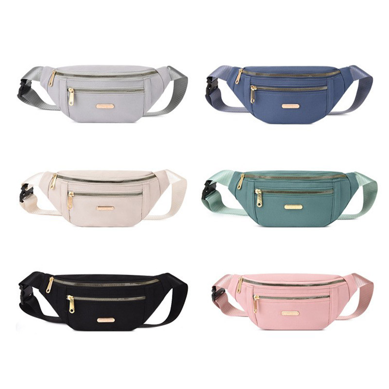 New Women Waist Bag Fanny Pack Zipper Chest Bag Female Banana Bag Money Pouch Travel Shoulder Purse Belly Pocket Hip Bum Bag
