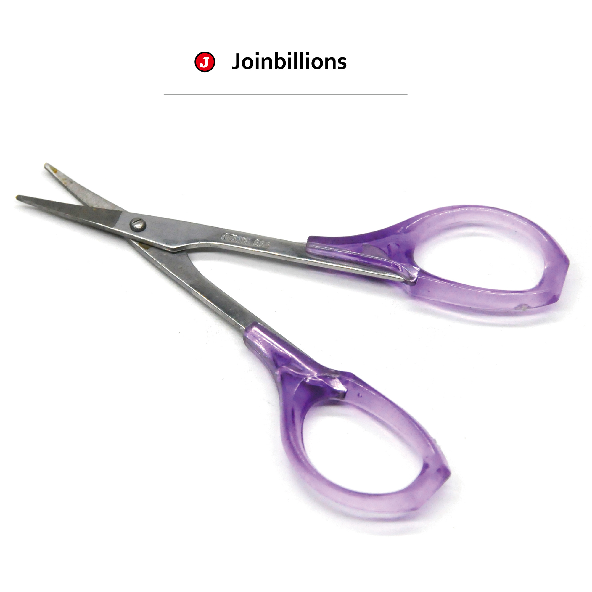 Pointed 2025 Tip new Makeup Scissor of Plastic Handle