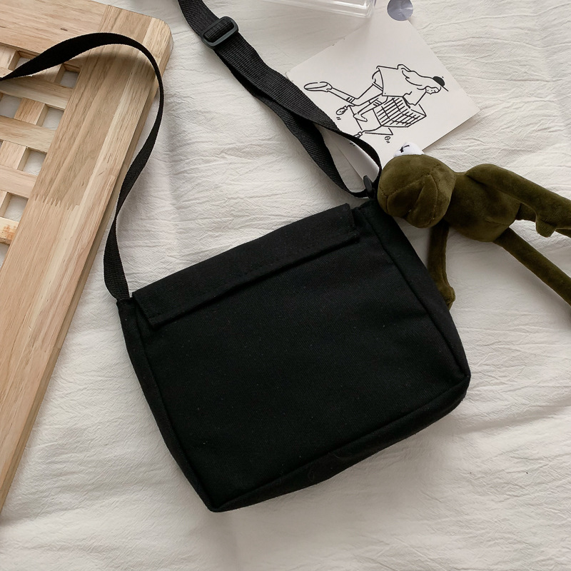 Women Canvas Bag Japan Style Girl Small Shoulder Bags Korean Fashion Casual Female Messenger Crossbody Bag Purse Phone Bag