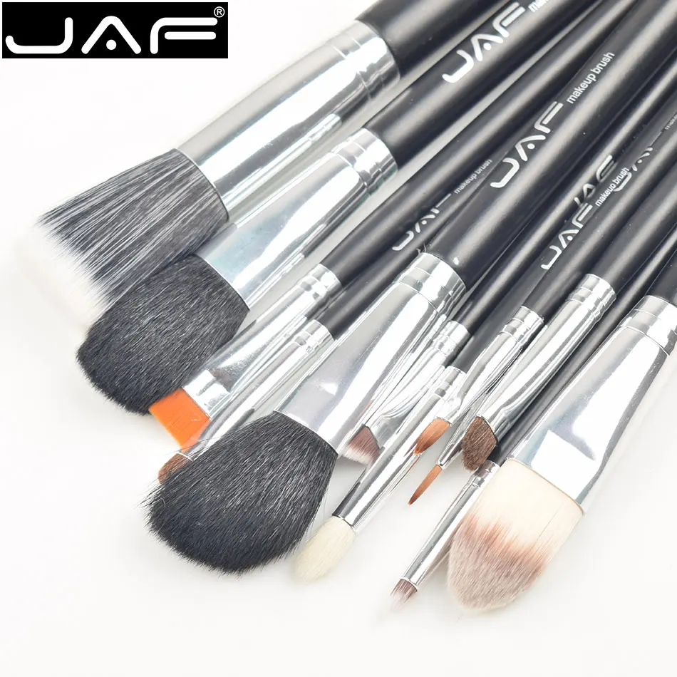e Brand Makeup Brushes pcs JAF Kit Holder Tube Convenient Portable Leather Cup Natural Hair Synthetic Duo Fiber Studio J MCB