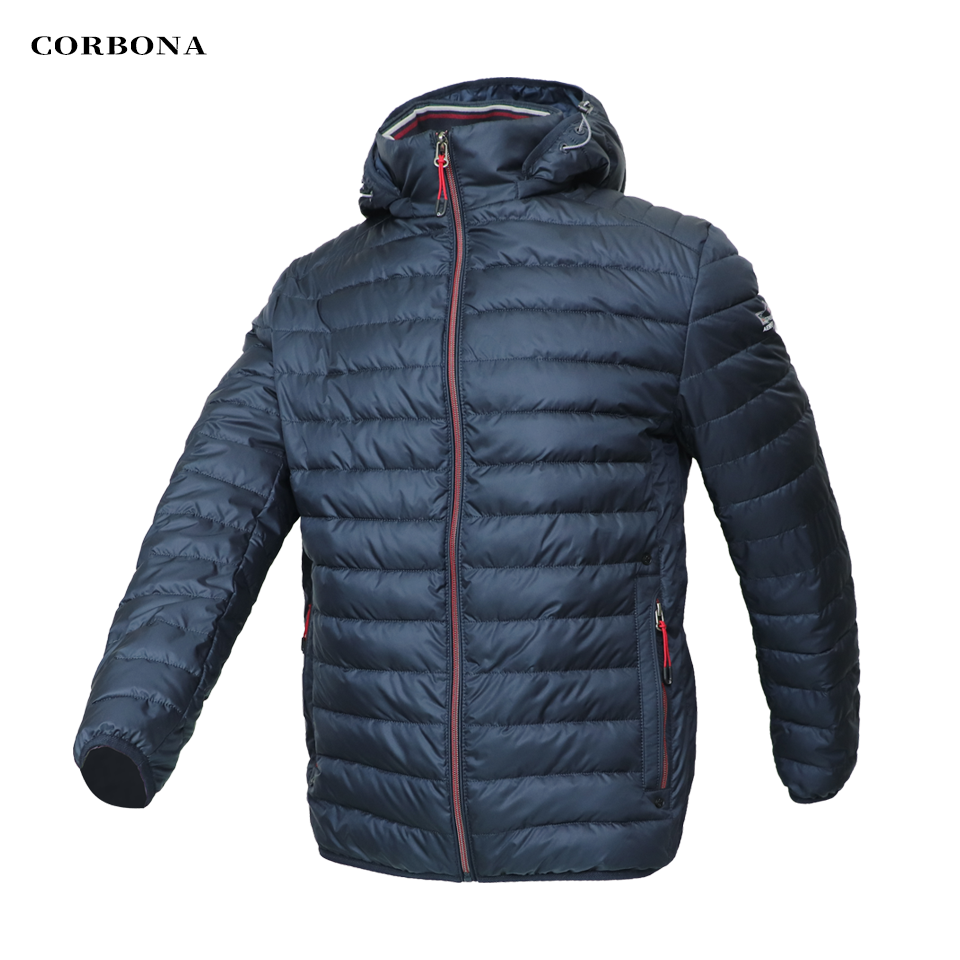 CORBONA 2023 Men Jacket Lightweight 2025 new Long Sleeve Oversized Autumn Coat Windproof Outdoor Pockets Casual Windbreaker Winter Parka