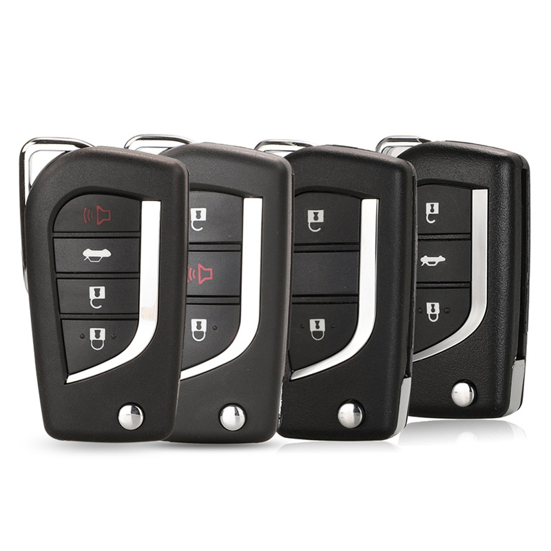 jingyuqin Remote Folding 2/3 Buttons Car Key Shell For Toyota Corolla RAV4 Before 2013 toy43 toy48 3c491 5 ae9f9