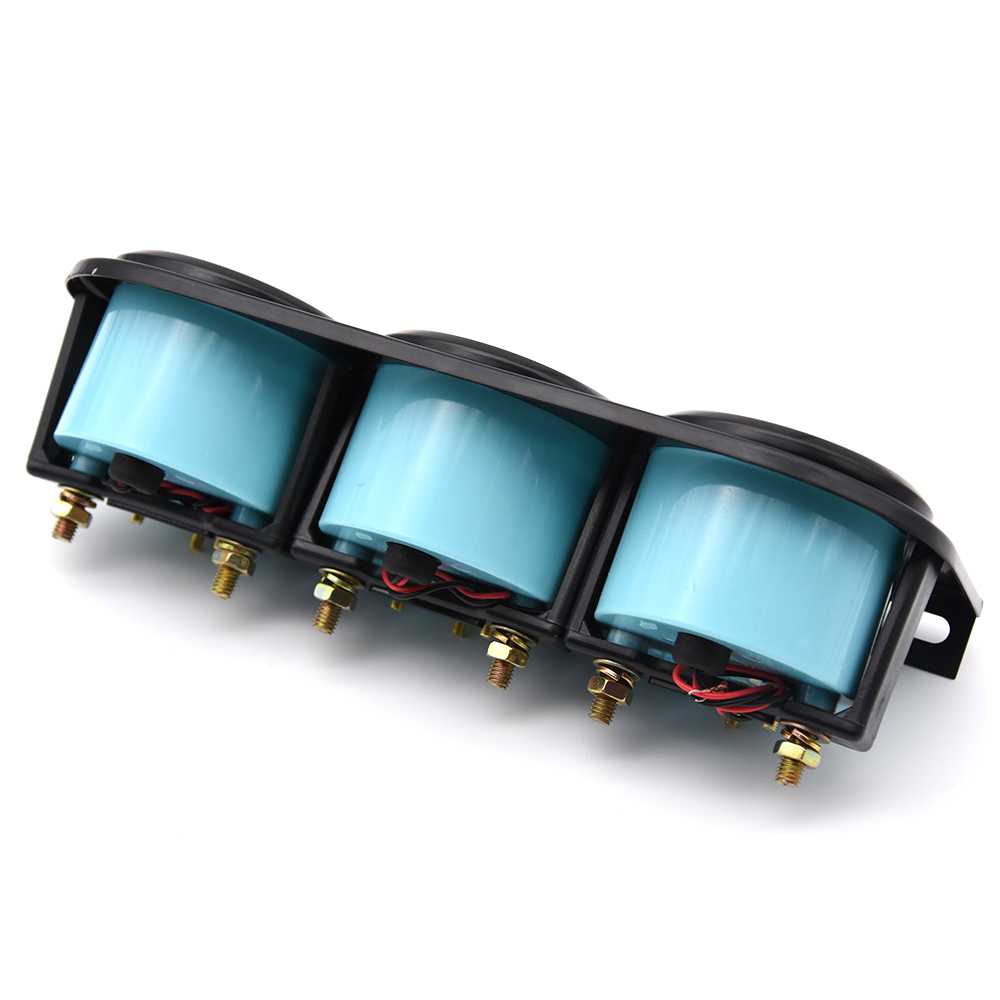 52MM 3 In 1 Pressure + water temp gauge Kit Volt meter with sensor Oil Temperature Gauge Triple Meter