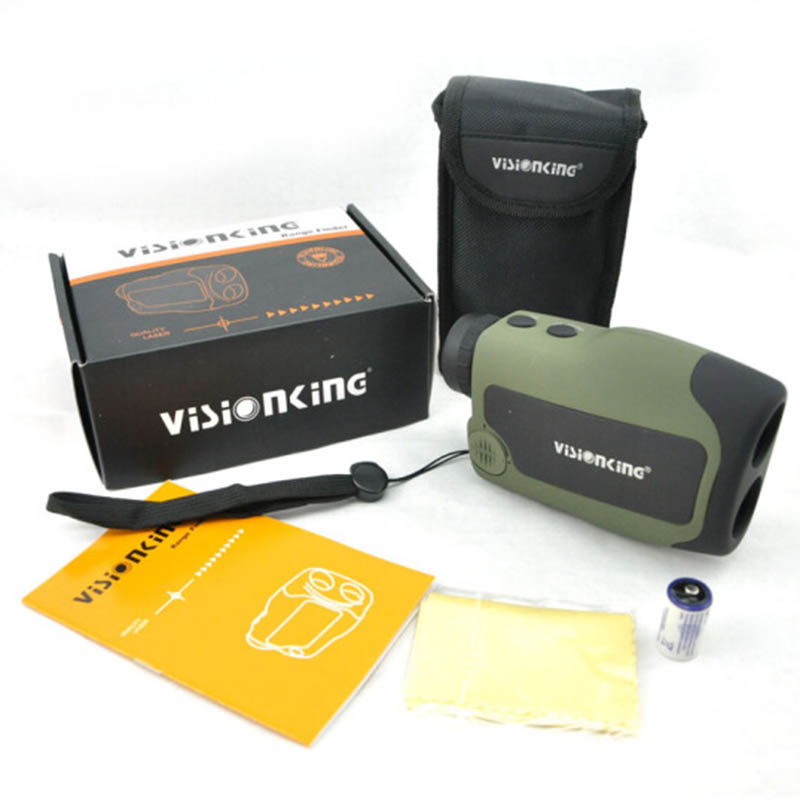 Visionking Compact Laser 6x25 Rangefinder 600 Meter BAK-4 HD Roof 7° Big Field Range Finder For Outdoor Hunting Golf Monocular