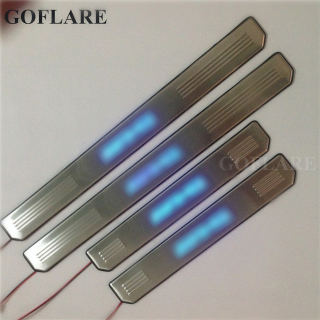 Car Accessories For Mercedes Benz AMG e cls Class W219 C219 W211 S211 LED Door Sill Scuff Plate Sills Protector Pedal Cover