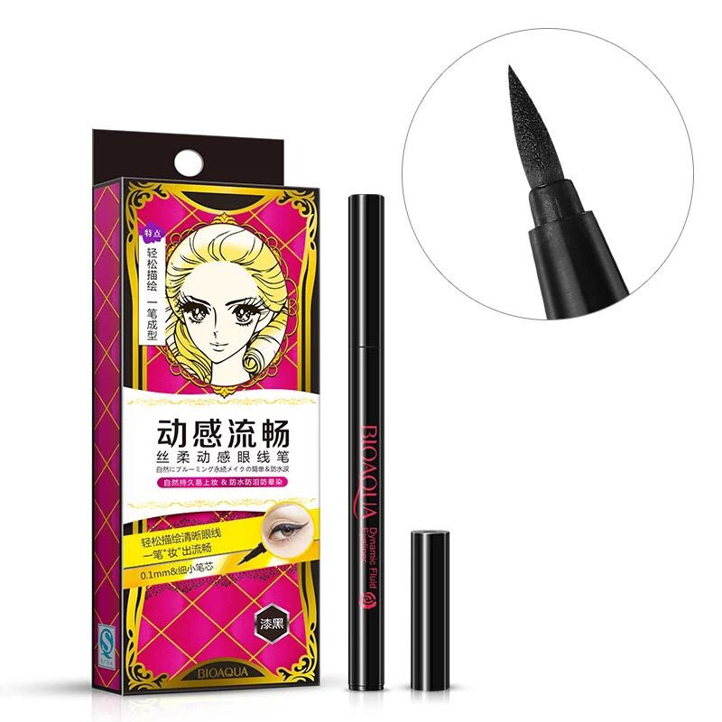 c b Lasting Eye pcs Black Long Liner Pencil Waterproof Eyeliner Smudge Proof Cosmetic Beauty Makeup Liquid Pen liner