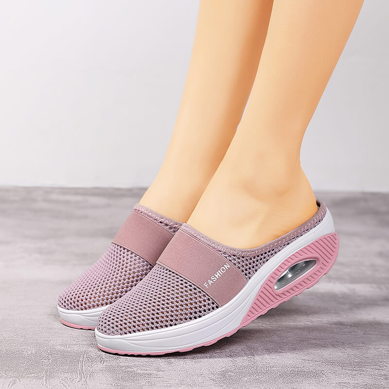 Female Slides Shoes Summer New Sandals Platform Outdoor Casual Flip ps NEW hot Wedge Slippers Women Flats Mesh Size 43