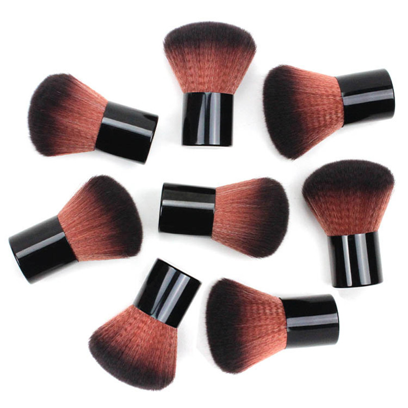 ca f Big Brushes Set Black Makeup Powder Cosmetic Brush Face Blush Contour Kabuki Nail Tools With Bag Sculpting