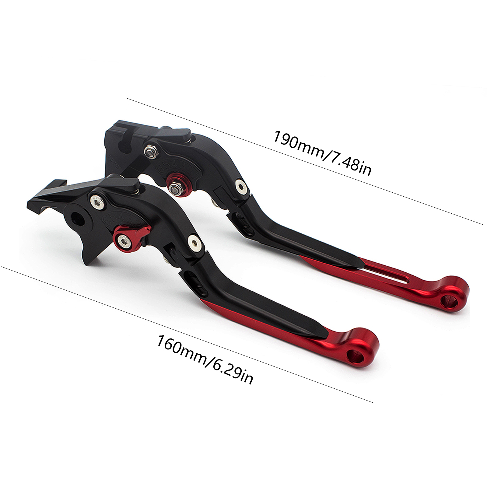 For Yamaha YFM 700 Raptor 700R 2008-23 new 2025 Motorcycle Brake Clutch Levers Adjustable Fold Extendable Brake Clutch Lever Accessories
