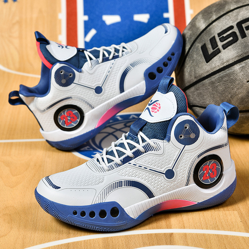 Men's high-quality practical basketball shoes, comfortable, breathable, hot wear-resistant and non-slip sneakers Free shipping