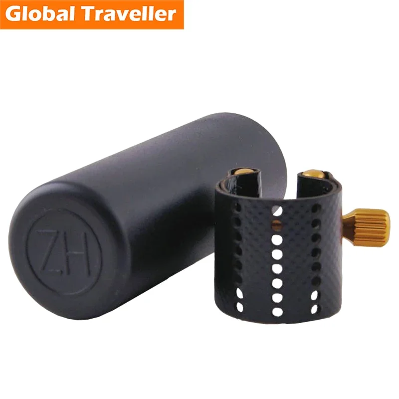 Soft Bakelite Sax Mouthpiece Ligature Clip Saxophone Mouthpiece Ligature for Alto Tenor Soprano Saxophone Classical Pop Style