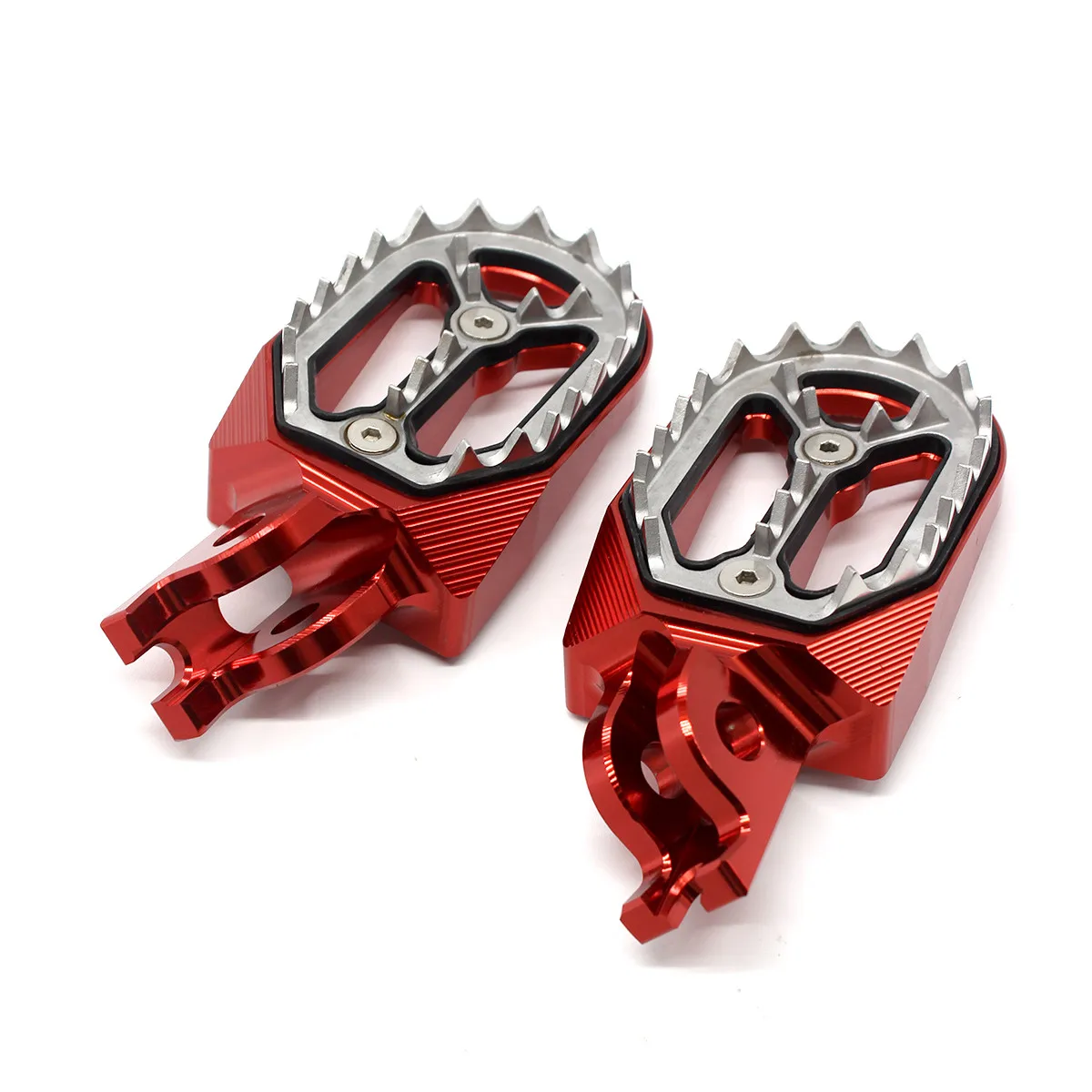 CNC Dirt Pit Bike Foot Peg Footpeg Pedal For Honda CRF 150R 250R 450R/L 250X 450X CRF250L/M Rally CRF250RX CRF450RX CR 125R