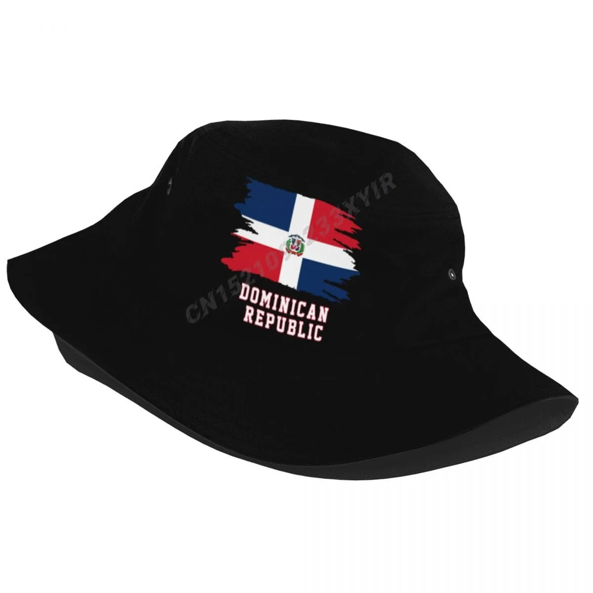 Bucket Hats Dominican Republic Flag Cool Fans Sun Shade Outdoor Summer Fisherman Caps Fishing Hat240410