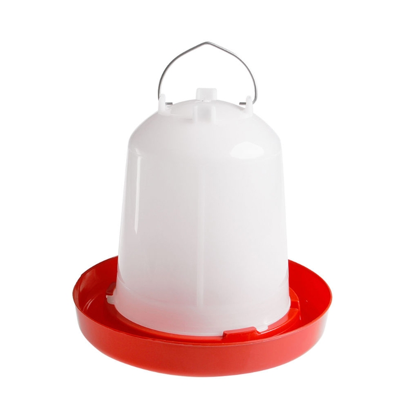 2.5L Hanging Poultry Waterer Feeder with Carrying Handle for Baby Chicken Birds Large Capacity for Pet Bird Poultry Feeder Pet