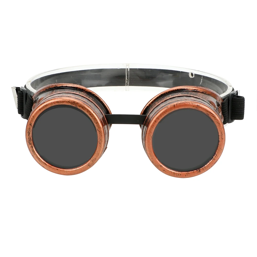 Welding Punk Gothic Sunglasses Windproof Steampunk Glasses Sun Glasses Retro Adjustable Eyewears