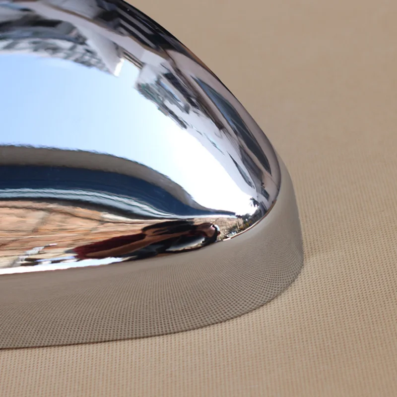 Chrome Car Styling Side Mirrors Glossy Pairs Cover Accessories for Peugeot 3008 5008 2017 2018 Rearview Rear View Overlay