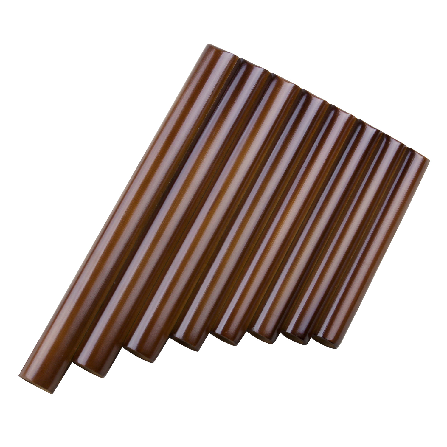 Brown 8 Pipes 2025 Pan Flute Small Size Original Color Pan Pipe Chinese Musical Instruments new Traditional Handmade Woodwind Instrument