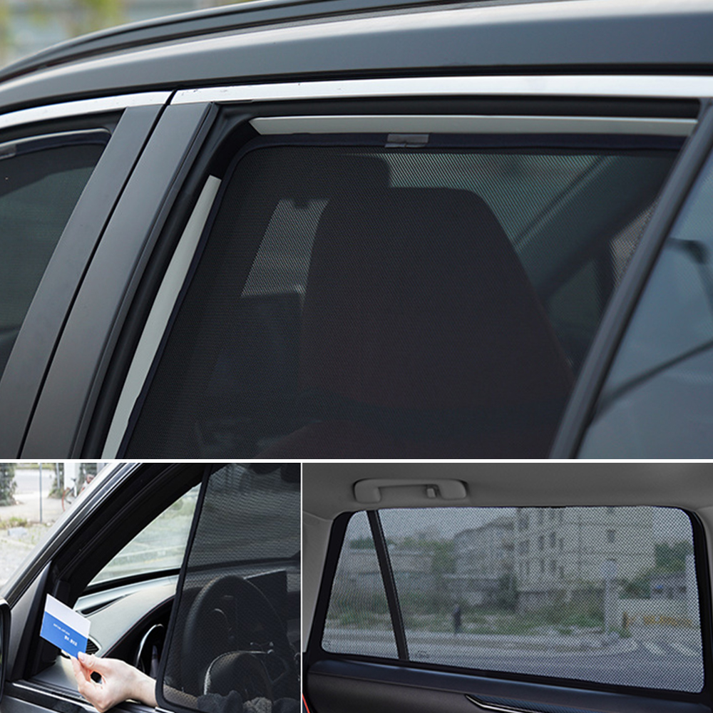 For Subaru STI Hatchback 2007-2011 Magnetic Car Sunshade Shield Front Windshield Curtain Rear Side Window Sun Shade Visor