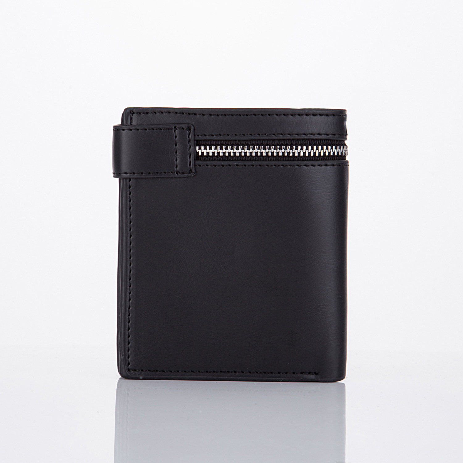 Men's PU Leather Wallet Foldable Rivet Retro Biker Wallet Anti-theft Pants Chain Purse Male Rock Punk Goth Tote Bag Walltes