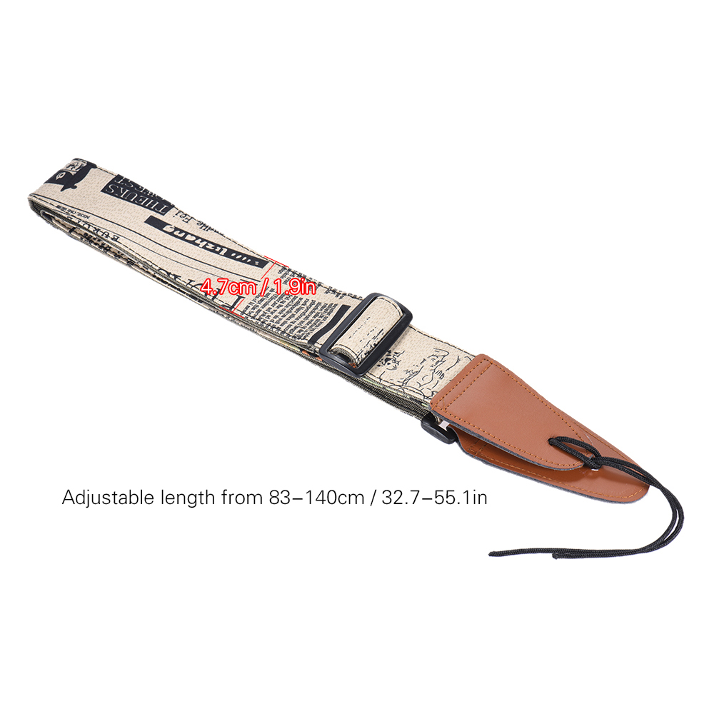 Personalized Guitar Strap Adjustable Guitar Shoulder Strap Oxford Cloth for Classical Electric Guitar Bass Guitar Accessories