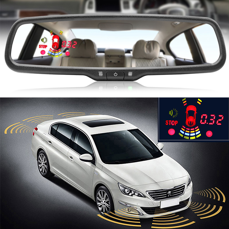 Electronic Anti-glare Auto Dimming Car Interior Rearview Mirror Parking Monitor Front Rear Radar Sensor With Original Bracket