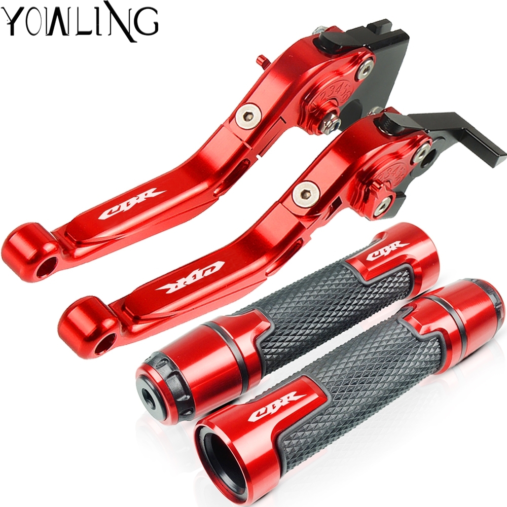 Motorcycle Accessories Brake Clutch Levers and Handlebar Hand Grips ends For HONDA CBR954RR CBR 954 RR CBR954 RR 2002 2003