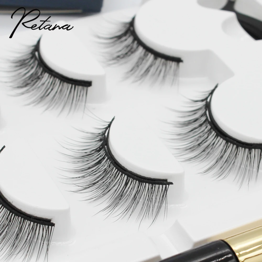 d Eyelash Curler Magnetic Eyeliner Magnet Natural Long False Eyelashes and Set Can be Reused es