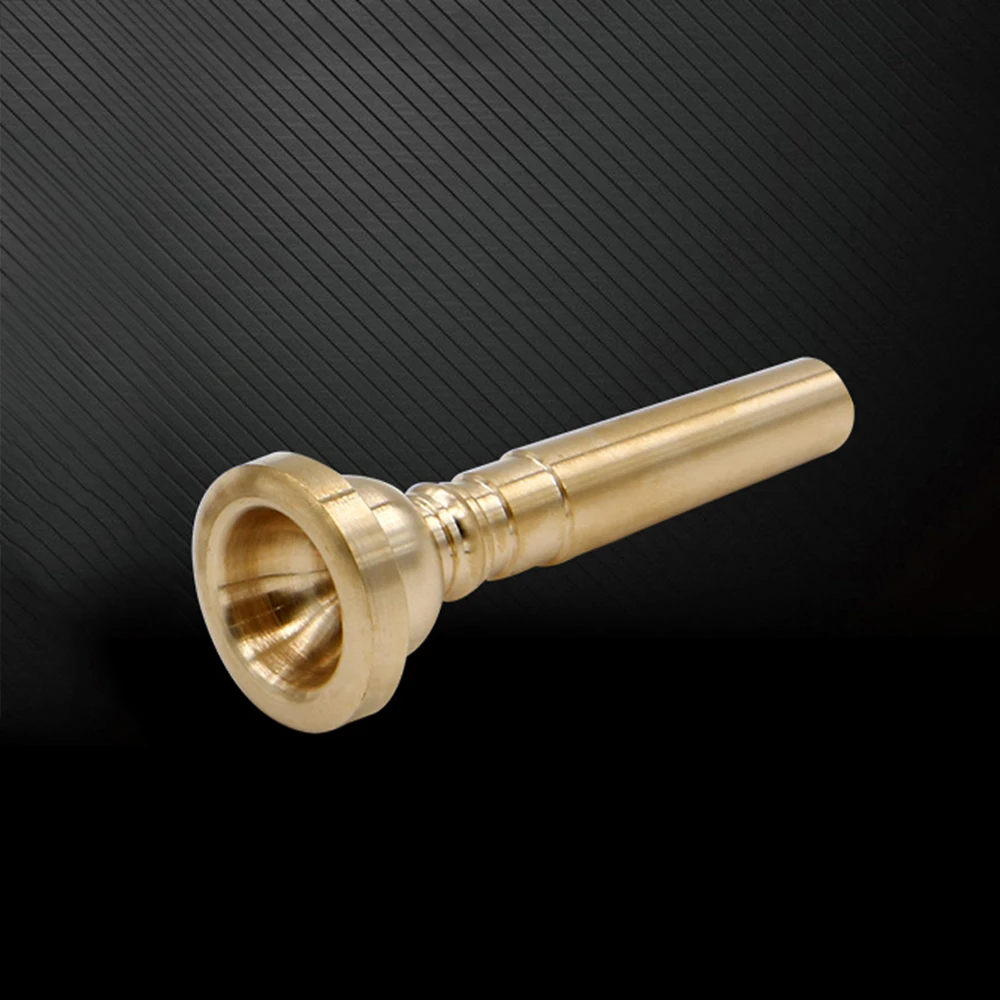 Trumpet Mouthpiece Musical Instrument Accessories Gold Plated 5C / 7C B Trumpet Universal Brass Instrument Parts
