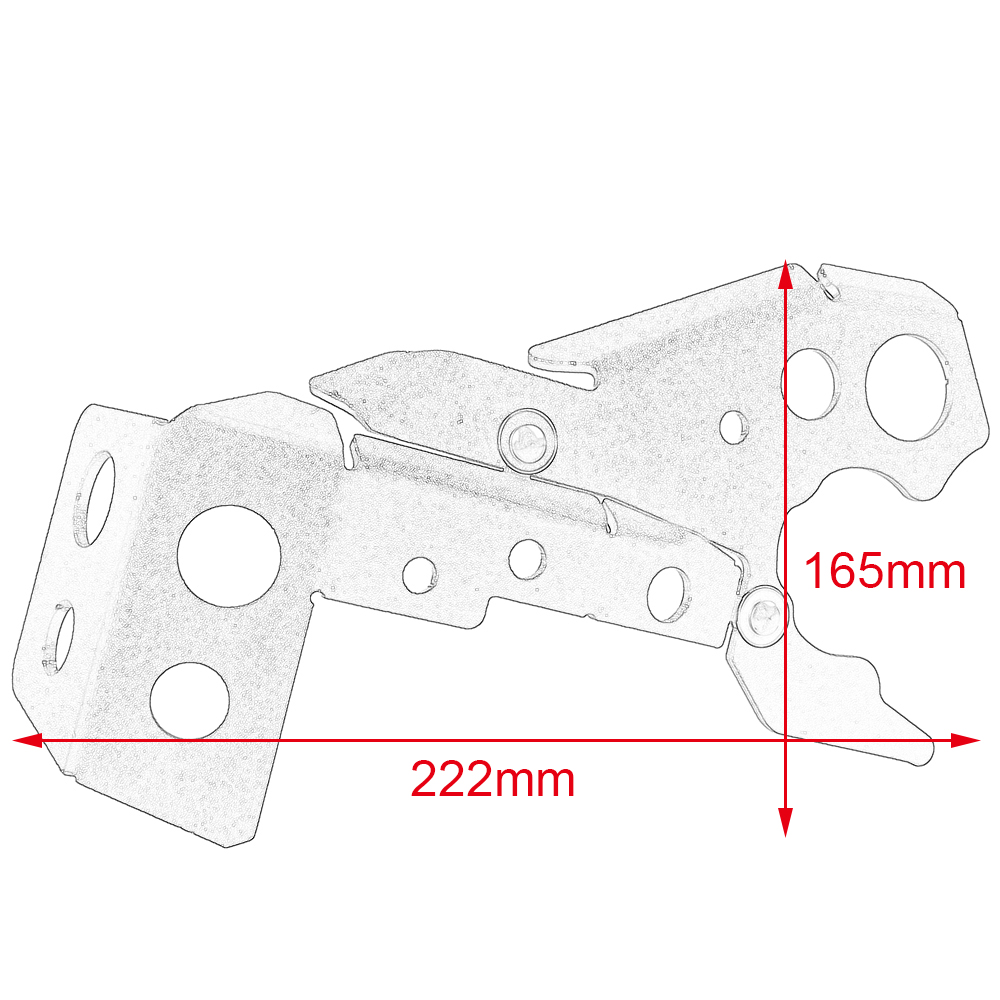 Motorcycle Accessories Cylinder Head Guard Engine Cover Protector for 2016 2017 2018 2019 Honda CRF1000L Africa Twin ABS DCT