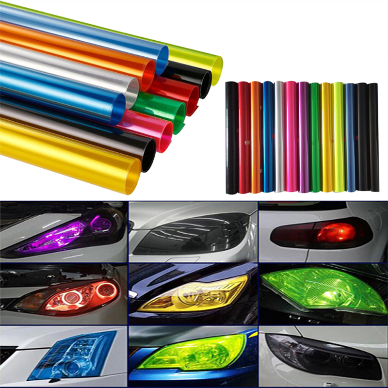 2M Car Light Sticker Headlight Tail Light Tint Vinyl Film For Polo Passat CC Golf 5 6 7 MK4 MK5 MK6 Bora Beetle