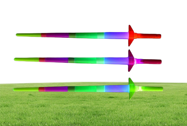 68CM Telescopic Luminous Stick Party Decor Flash Light Up Fluorescent Sword Concert Christmas Carnival Toys Kids Gift 30Pcs4487427