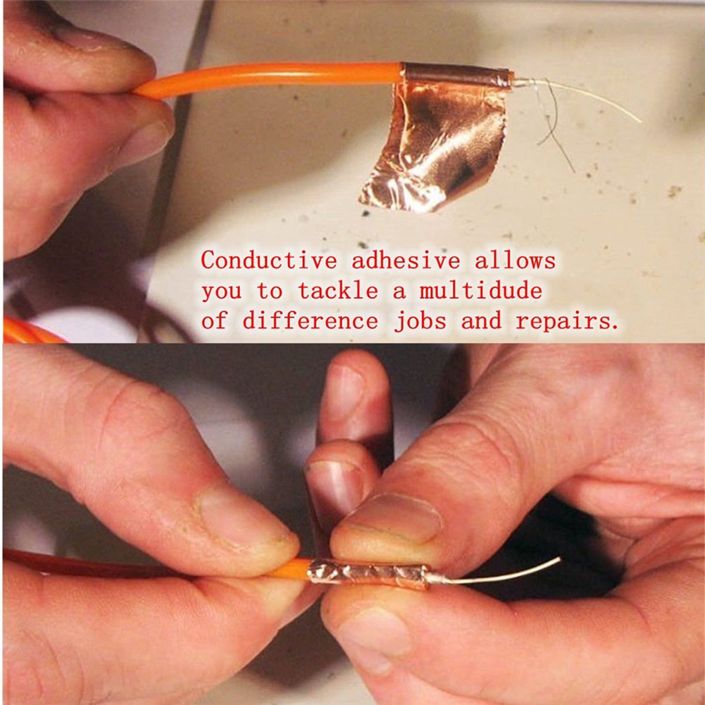 3Pcs Adhesive Single-Side Conductive Copper Foil Sheets for Electric Guitar Accessories