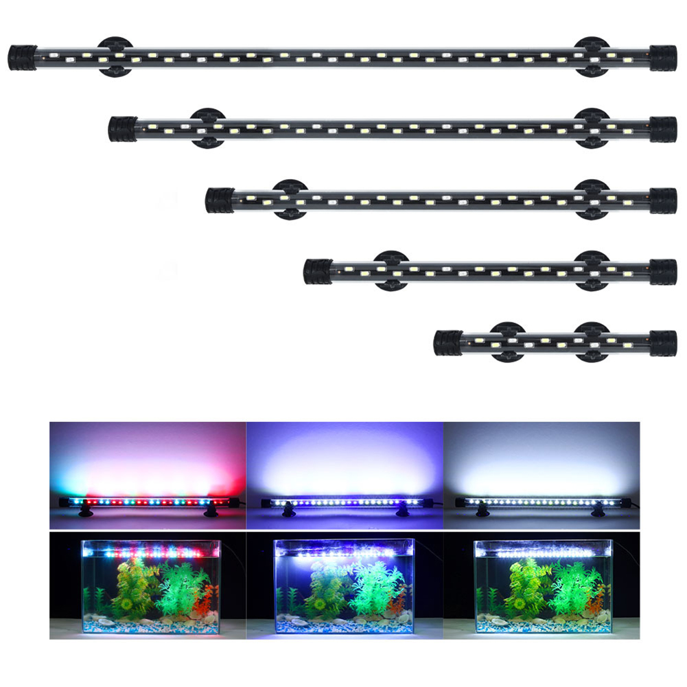 Aquarium Light LED Waterproof Fish Tank Clip Lamp Underwater Decoration Aquariums Decor Lighting Plant Lamp For Fish Tank