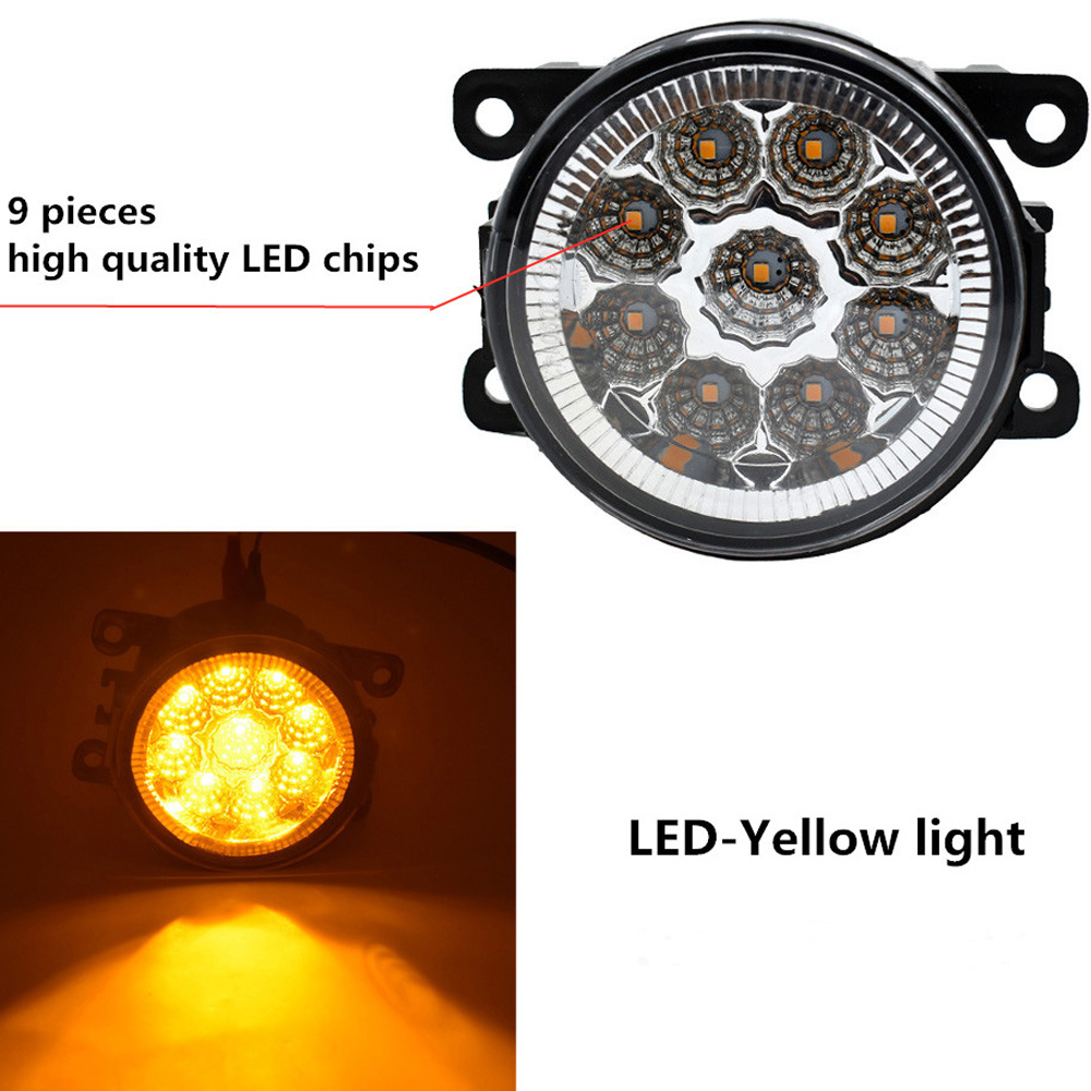 High Power 1 Pair led foglights For Ford Ranger 2005-2015 fog lamps H11 Car Halogen Fog Light Daytime Running Lamp DRL 12V
