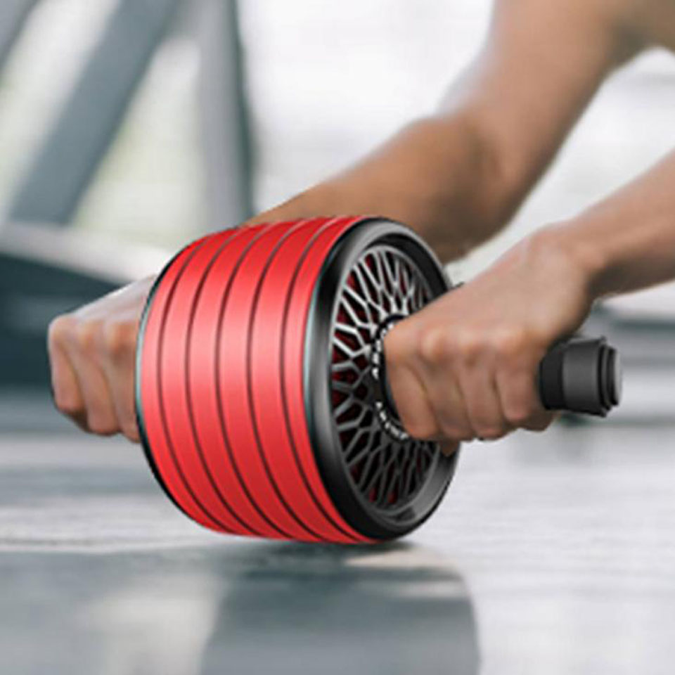 hot sale Power Ab Roller Wheel Muscle Exercise Equipment Wheel Abdominal Wheel Ab Roller For Arm Waist Leg Exercise Tools