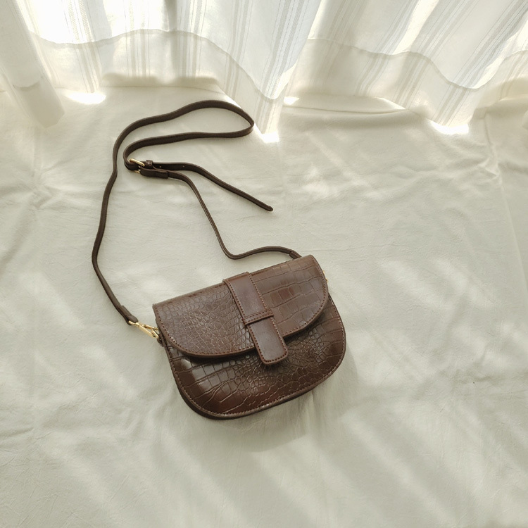 Bag for 2024 new fashionable single shoulder women small bag saddle