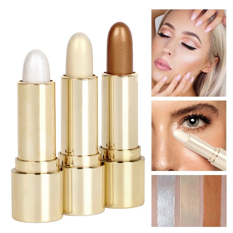 f e D Contour Embellish HANDAIYAN Highlight Highlighter Pencil Brighten Skin Face Makeup Bronzers er