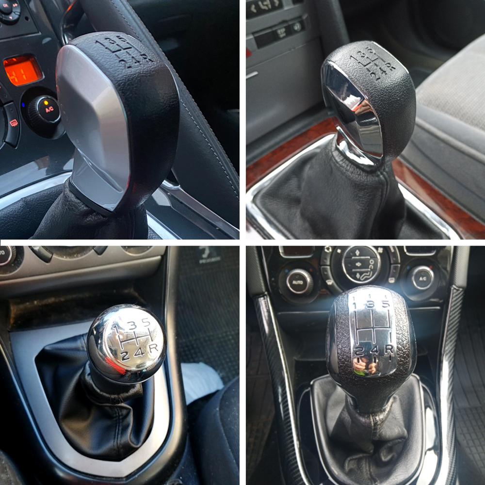 5 Speed Car Gear Shift Knob for Peugeot 307 206 207 406 5008 3008 For Citroen C2 C3 C4 Sega Triumph Senna Elysee Picasso 6d3a6