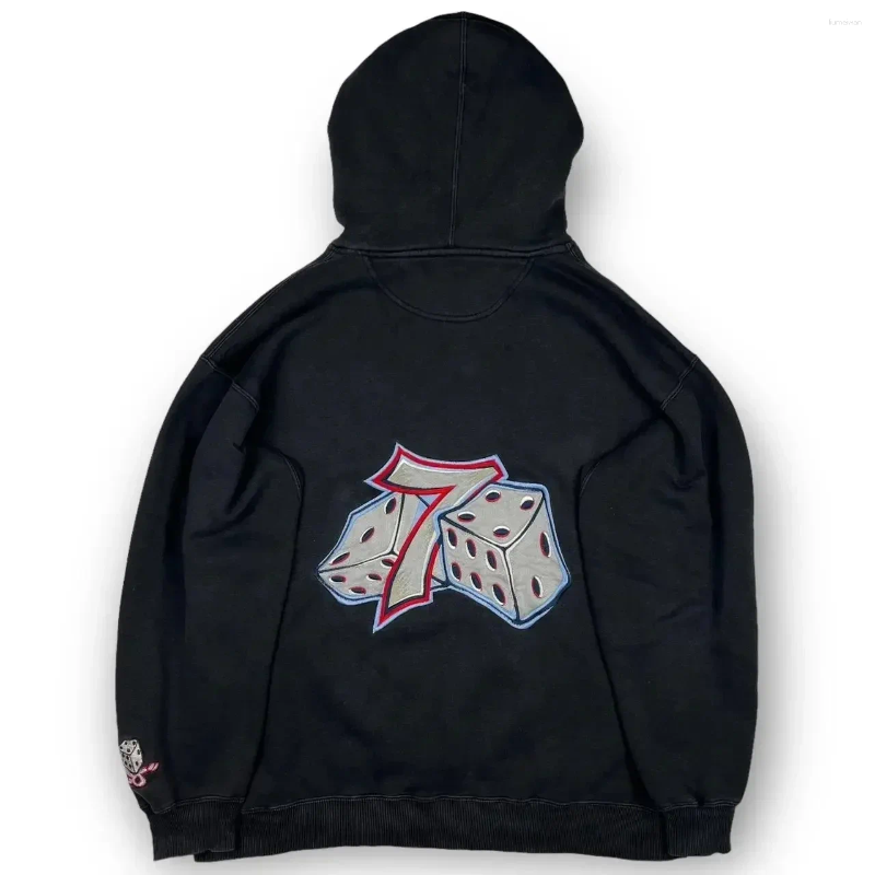 Men's Hoodies Y2K Vintage Zip Hoodie Hip Hop Patchwork Oversized Harajuku Gothic Jacket Outerwear Clothes Streetwear